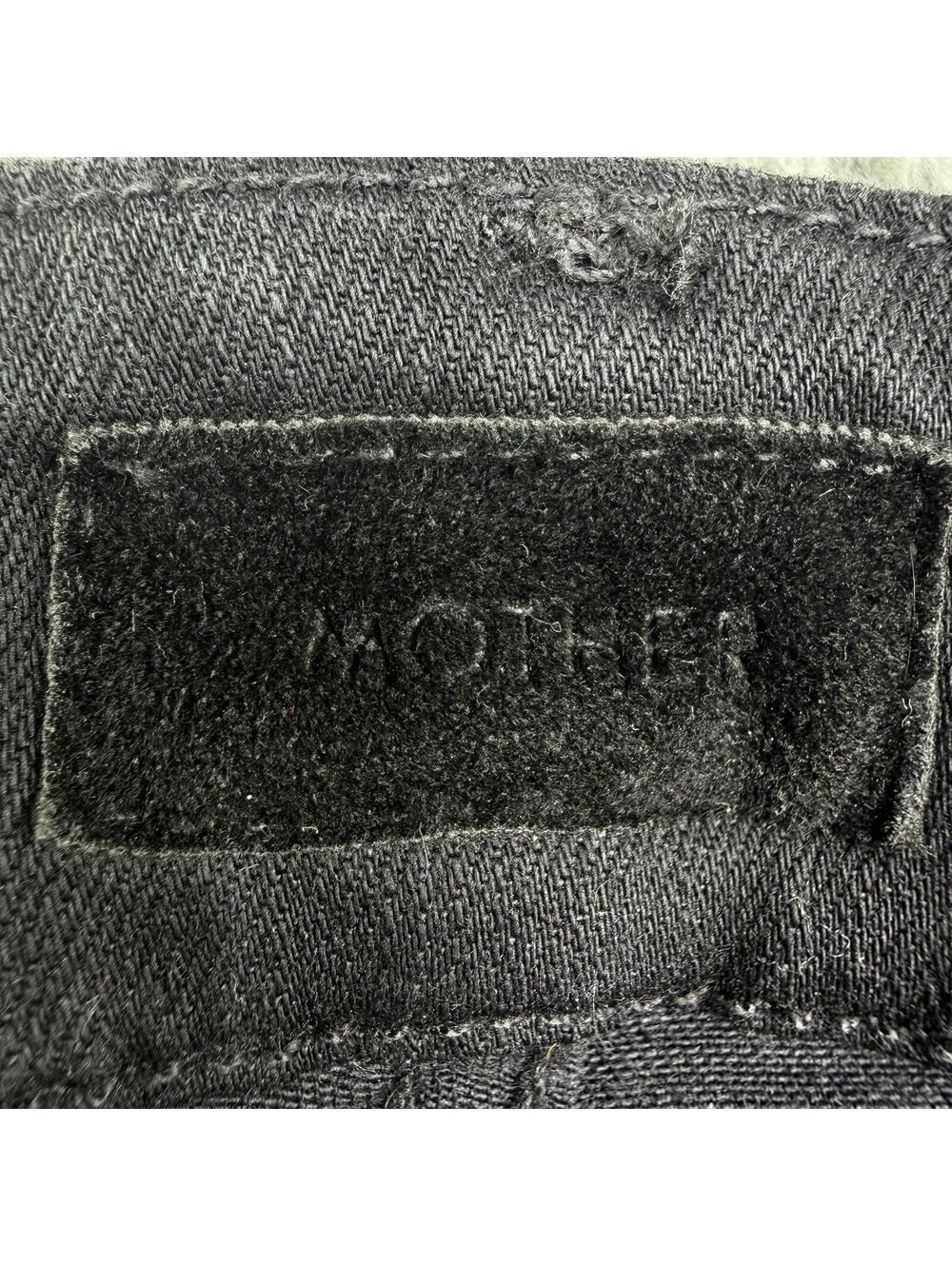 Mother The Looker Not Guilty Black Jeans Sz 28 x 27 Slim Ankle Stretch - Picture 14 of 15